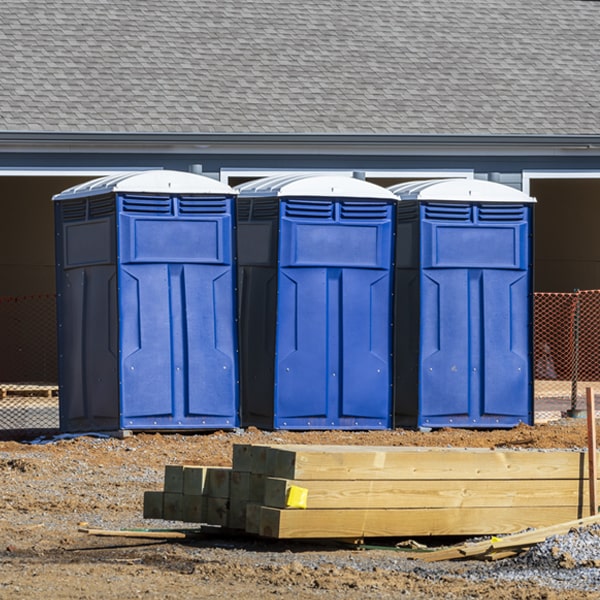 is there a specific order in which to place multiple porta potties in Petaluma California